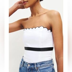 Reformation Evelyn Linen Top